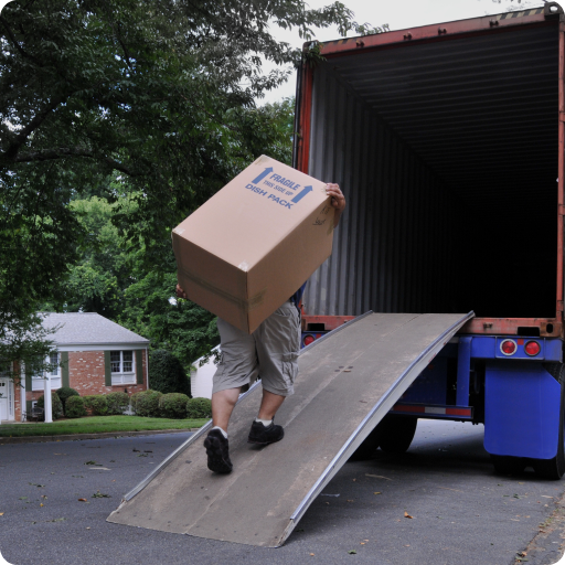 Shipping Containers for Moving House example